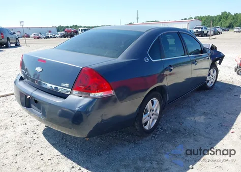 2008 Chevrolet Impala Ls из США, поврежденный, VIN 2G1WB55K481201355